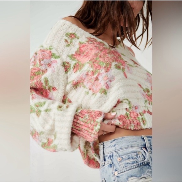 Free People Sweaters - Free People Bed of Roses Sweater